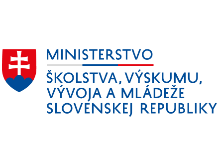 Logo Ministerstvo školstva, výskumu, vývoja a mládeže Slovenskej republiky